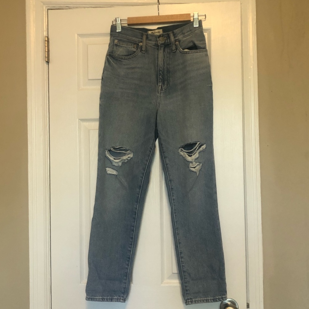 MADEWELL VGUC super high rise mom jeans